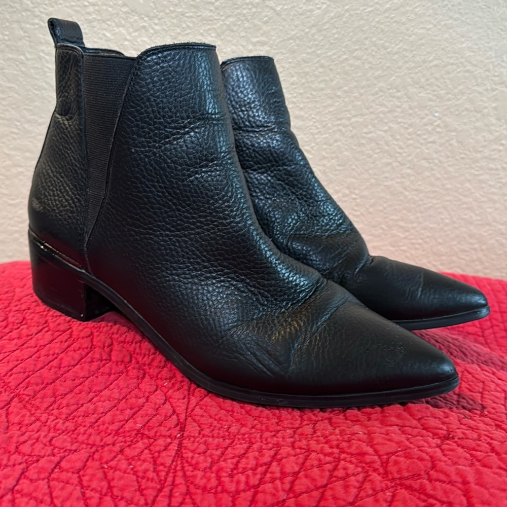 Treasure Bond Black Leather Boot